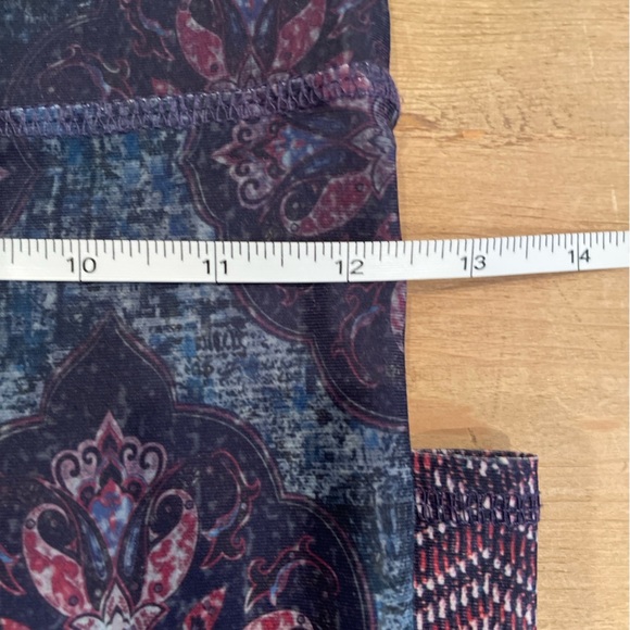 Evolution & Creation Yoga leggings Aztec Tribal Festival Athleisure Sm - Picture 5 of 8